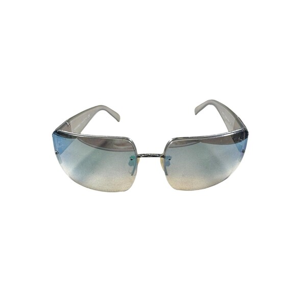 Chanel 4095 Iridescent Rimless Sunglasses Crystal Rhinestone Rare VTG main image 5